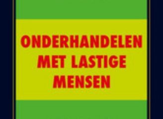 Cover - Onderhandelen met lastige mensen